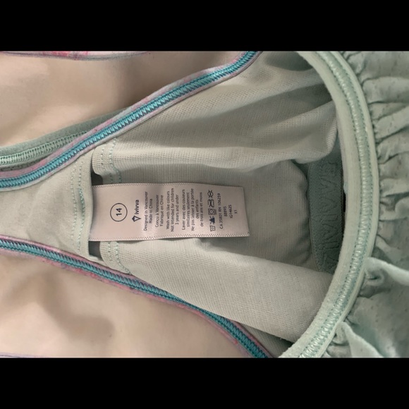 Ivivva tank top built in bra. - Picture 2 of 7